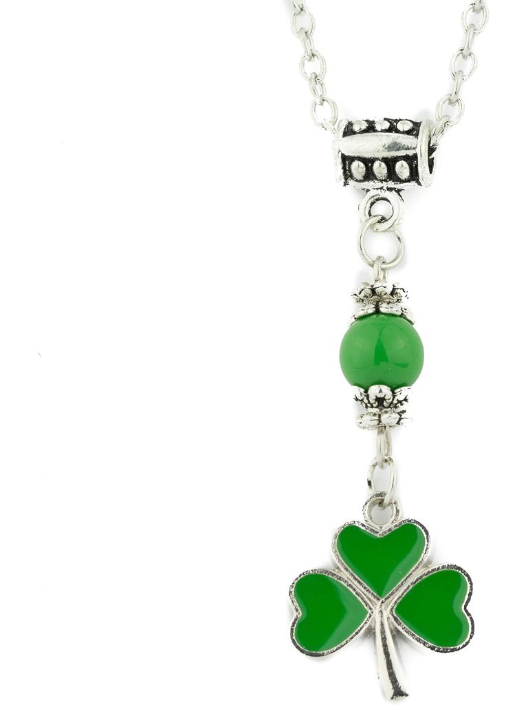 Shamrock Necklace For Women Saint Patrick's Day Jewelry Irish Celtic Accessories